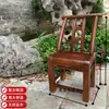Silla con Respaldo Retro Dinastías Ming y Qing Silla con Respaldo de Madera Maciza Antigua Silla con Respaldo para el Hogar Restaurante de Fondue Restaurante de Barbacoa Silla de Madera Desgastada