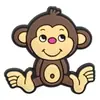 Novos Adesivos de Animais de Desenho Animado em Borracha Macia de PVC, Acessórios Fofos para Cabelo, Capas de Celular, Broches, Acessórios para Brinquedos, Acessórios para Joias DIY
