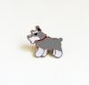 Broche de metal para perro mascota de venta caliente, insignia para ropa y sombrero, aleación, accesorios para amantes de los animales, una generación de punto