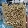 Palitos de Frutas Descartáveis, Palitos Decorativos Descartáveis, Garfos de Frutas, Louça, Contas de Madeira Descartáveis, Bolinhas Redondas Pequenas, Palitos de Bambu, 100 Peças