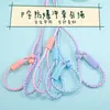 Nueva cuerda de tracción anti-explosión para perros pequeños, correa para mascotas no restrictiva, correa de nylon colorida para pasear perros, cadena para perros para exteriores