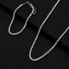 Collar de Diamantes Clásico Pulsera Nicho Distintivo Ins Trendy Unisex Apilado Acero Titanio Collar Clavícula No Se Desvanece