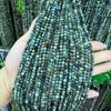 Cristal natural afiado facetado contas soltas semi-acabadas cristal de turmalina ágata calcedônia jade superfície cortada mini contas redondas