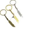 Xiyin Temu AliExpress Amazon Explosiones Joyería Simple Pluma Llavero Colgante