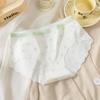 Calzones de seda de hielo para mujer, gran cantidad de stock, entrepierna de algodón para mujer, cintura, niñas, transpirables, niñas japonesas, alto valor para mujer