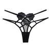 23 Nuevo Diseño de Conjunto Tanga Sexy Flor Disuelta en Agua Tejido de Tiras Huecas Ropa Interior Coqueta A74