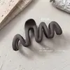 Onda de alta qualidade tubarão clipe grampo de cabelo feminino de volta cabeça updo grampo de cabelo grande grampo de cabelo cocar aperto de cabelo
