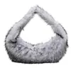Tendência de Moda Diária 2025 Nova Bolsa de Mão Fashion de Grande Capacidade Cor Simples na Moda Bloqueio de Cores Tendência Bolsa de Ombro Feminina