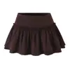 Ropa de mujer transfronteriza 2026 Estilo europeo y americano moda urbana casual ajustada línea A falda de pastel para mujer M11825