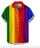 2024 Cruzamento de Fronteiras Masculino Quente Nova Camisa de Manga Curta Série Férias no Havaí Estampada em 3D Casual Top Masculino