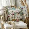 Fronha de almofada com estampa de gato animal mais vendida da Temu transfronteiriça, almofada macia para sofá, travesseiro decorativo para quarto de casa