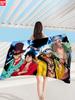 Toalla de Playa de Microfibra Fina One Piece Toalla de Baño Absorbente Estampada