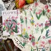 Pacote de Adesivos Crepúsculo Série Caderno de Flores Decoração Base Retro de Plantas DIY Europeu Colagem Flores
