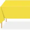Amazon Transfronteiriça Plástico Preto PE Toalha de Mesa Descartável Toalha de Mesa Preta Festa Churrasco Piquenique Aniversário