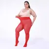 Medias de Aceite de Caballo para Mujeres Europeas y Americanas Súper Sexy Brillantes Transparentes con Pie Súper Brillantes Cintura Alta XXL