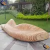 Asientos Especiales con Forma de Rodaja de Madera Maciza para Centros Comerciales, Hoteles, Oficinas de Ventas, Clubes, Edificios de Oficinas, Vestíbulos y Áreas Públicas de Ocio