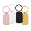 Amazon Acero Inoxidable en Blanco Marca Militar Colgante de Pareja Multiestilo Marca Militar Personalidad Grabado Láser en stock Venta al por Mayor