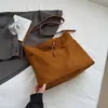 Nova Bolsa de Ombro Feminina Vintage Outono 2026, Mochila Casual Simples da Moda Tendência, Bolsa Tote de Grande Capacidade para Mulheres