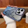 Borboleta com Glitter Ondulado Adequada para Capa de Celular Apple 17Promax Iphone16Pro Transparente High-End 15