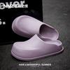 Pantuflas Nanbo Wan Birkken Pareja Verano Interior Hogar Suela Gruesa Impermeable Antideslizante Sandalias Baotou de Enfermera para Mujer
