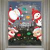 XH9325 novos adesivos de parede de Natal quarto sala de estar removível Santa House quarto sala de estar adesivos de Natal