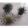 Soporte de Rack para Balcón Montado en Pared Gancho Pastoral de Hierro Forjado Cesta Colgante Linterna de Exterior Colgar Orquídea