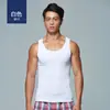 Chaleco grueso de canalé para hombre Yiershuang L5302 Camiseta interior de algodón Deporte