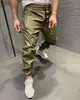 Calça Jogger Reflexiva Masculina Europeia e Americana da Amazon Hip-Hop Luminosa Tendência Corrida Esportes Fluorescente Calça Longa