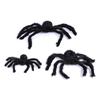 Accesorios de araña de Halloween decoración de sitio exterior telaraña araña de peluche juguete araña de simulación