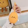 2026 Nuevo Lindo Papa Moda Bolso para Labiales Silicona Bolsa de Almacenamiento para Cosméticos Casual Creativo Portátil Colgante