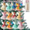 Fabricante Transfronterizo Producto Nuevo Colorido Festival de Navidad Creativo Duende Dulce Corazón Cálido Hogar Decoración de Madera Colgante de Fiesta
