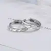 Pendientes de Plata de Ley 990 Cielo Estrellado para Mujer, Aros Pequeños Sencillos, Estilo Coreano y Japonés, Pendientes de Lujo Ligero de Moda