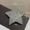 Accesorios de aleación de estrellas de amor de diamantes completos de sentido avanzado, cuerda para el pelo de temperamento simple, tocado, pendientes, zapatos, material DIY de flor