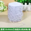 Cortina de Fio com Contas de Novo Estilo para Decoração de Casamento, Fio de Cristal para Decoração de Teto de Local de Casamento, Corrente de Divisória de Cortina de Cristal para Porta e Janela