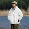 Ropa de Protección Solar de Seda de Hielo de Talla Grande para Hombre Verano 2025 Ropa para la Piel Ligera y Transpirable Ropa de Protección Solar Holgada para Pareja Chaqueta con Capucha