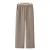 Pantalones mom de alta gama, pantalones rectos ajustados, nuevos pantalones de mujer para otoño e invierno 2026, pantalones largos de color liso, modernos y versátiles, para mujeres de mediana edad