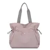 Bolso de mano versátil de gran capacidad estilo japonés, bolsa ligera para el día a día para estudiantes universitarios, bolso de hombro casual de color liso, bolso de mano