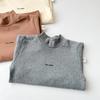 Colección Camiseta Base Liquidación ~ Otoño e Invierno Estampado Cuello Medio Algodón Lijado Camiseta Base Manga Larga Ropa Exterior para Niños y Niñas