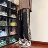 Pantalones deportivos de primavera 2024 para hombre, pantalones deportivos de oso, marca de moda, talla grande, pantalones casuales a cuadros de piña, tienda de una pieza