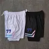 Pantalones Cortos Deportivos de Tres Puntos a la Rodilla Solo Fitness Doble Capa Falso Dos Piezas Anti-Exposición Pantalones de Entrenamiento de Verano Baloncesto Americano