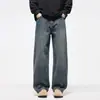 Roupas Masculinas Maple House / Nova Coleção Primavera/Outono 2026: Jeans Retrô Americano com Corte Curvo, Calças Masculinas Retas de Cintura Alta e Perna Larga