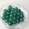 Accesorios para Joyería de Ágata Verde Natural Redonda Hechos a Mano DIY Accesorios para Pulseras a Juego Cuentas Sueltas Venta al por Mayor en Stock