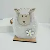 Adornos de Ovejas de Fieltro de Lana Creativos Transfronterizos, Lindas Decoraciones de Muebles de Madera, Accesorios de Decoración de Escritorio, Decoraciones