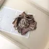 Tela Retro Nuevo Estilo Chino Flor Seca Rosa DIY Hecho a Mano 10cm Ramillete Sombrero Accesorios para Ropa Accesorios
