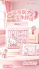 Sanrio Paquete de 10 Toallitas Húmedas Gato Kt Paquete Pequeño Portátil para Viaje Limpieza de Manos y Boca Toallitas de Limpieza Venta al por Mayor