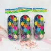 Paleta oval de 16 cores para pintura infantil, pigmentos para grafite, tinta para arte, loja de atacado de 2 yuans no mercado noturno.