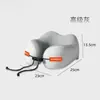 Almohada en Forma de U Espuma Viscoelástica Almohada Cervical de Viaje Almohada para Dormir Almohada para el Cuello Portátil Ligera para Niños Exterior