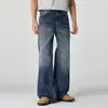 Ropa de Hombre Fengshe / Nuevo de Primavera 2026 Estilo Niche High Street Americano Jeans Holgados de Línea A Vintage Desgastados