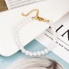 Pulsera Hecha a Mano de Perla de Agua Dulce Transfronteriza Pulsera Niña Moda Elegante Estilo Coreano Pulsera de Perlas Joyería Cristal Cuentas a Mano
