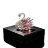 Broche de Cisne de Cristal de Alta Gama, Broche de Animal de Lujo Ligero para Mujer de Alta Gama, Accesorio para Traje de Fiesta de Cena, Pin para Ropa